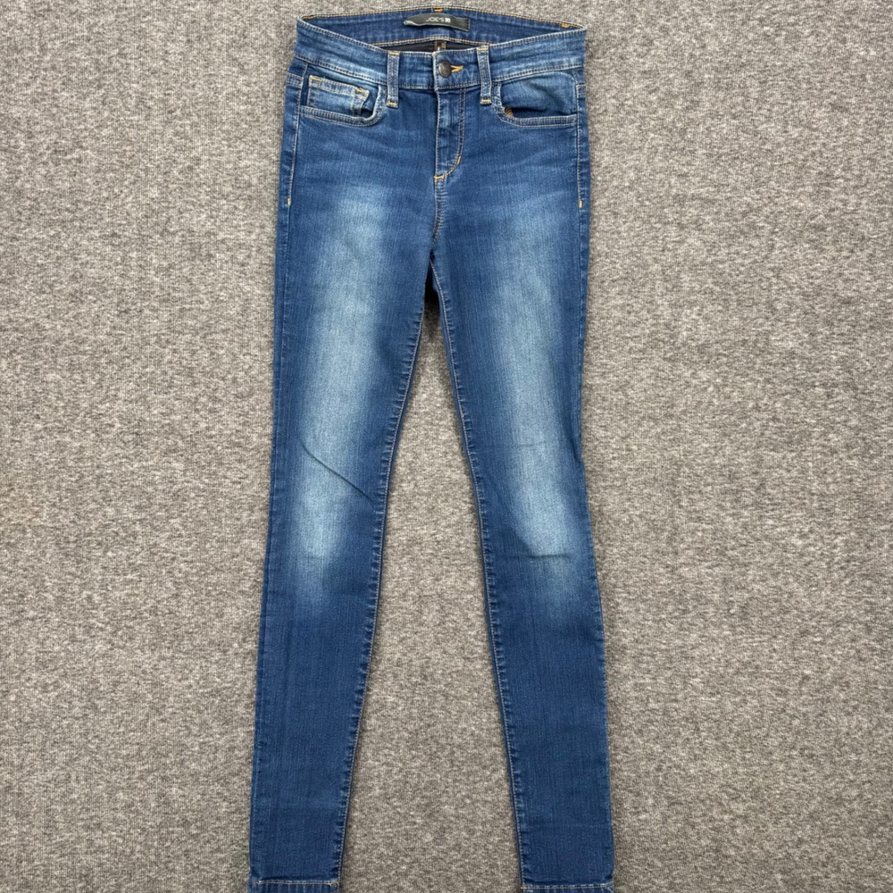 Joes Jeans The Skinny Flynn‎ Medium Wash Blue Denim Pants Size 25 High rise
